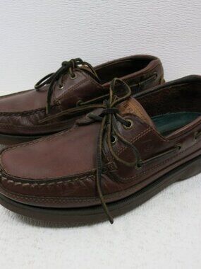 Sperry Oil Tanned Leather Deck Shoes Mako Top-Sider Men's Footwear Shoes Sz 8 M